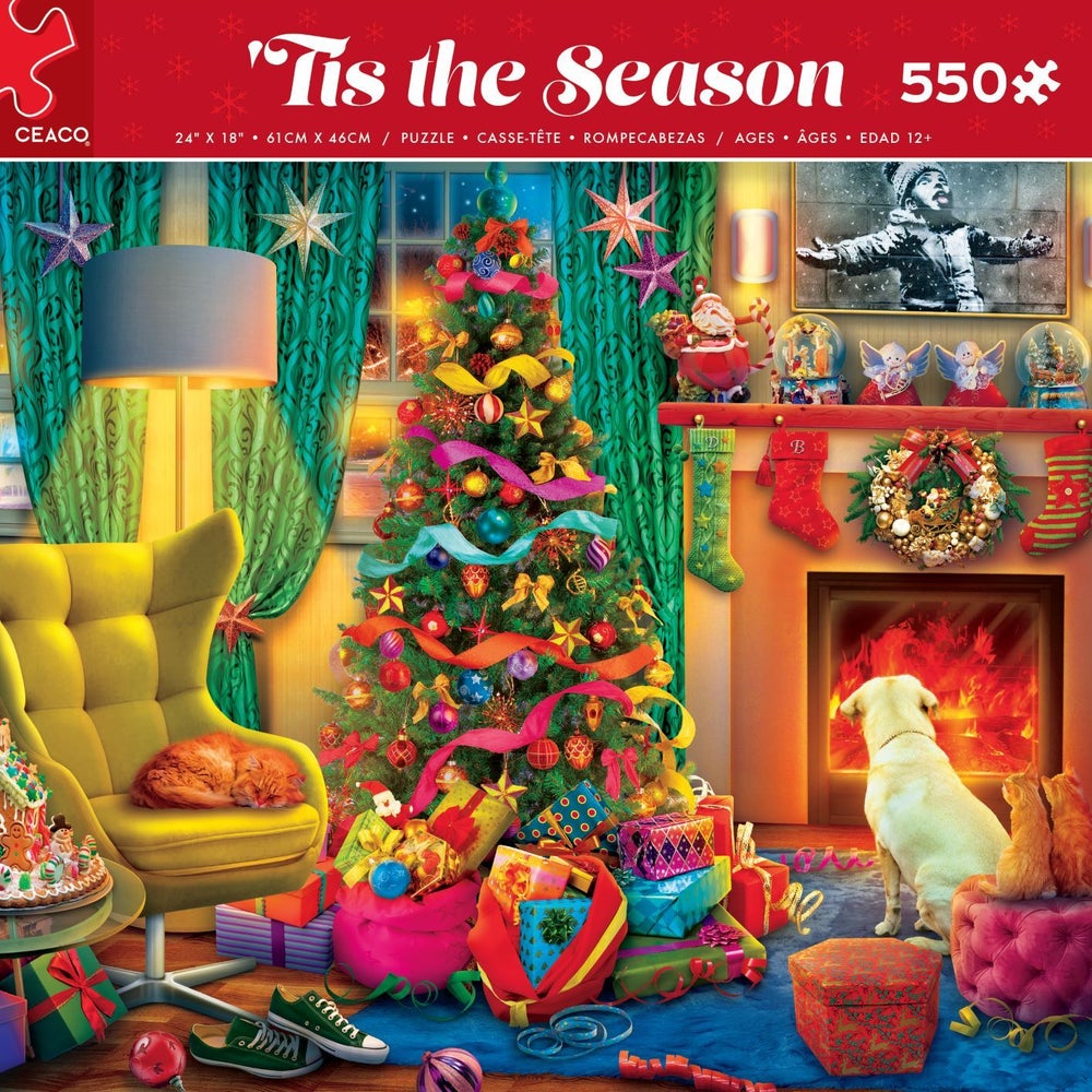 550PC 'TIS THE SEASON ASST (6) BL *HOLIDAY*